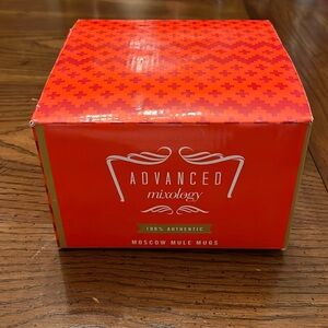 Advanced Mixology Moscow Mule mugs‎ set, NWOT